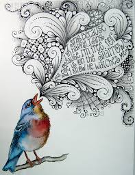Marie S Bird Challenge Tombow Usa Blog Bird Art Zentangle Art Art
