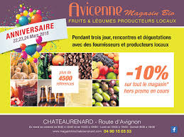Anniversaire Avicenne Du 22 Au 24 Mars Avicenne Magasin Bio