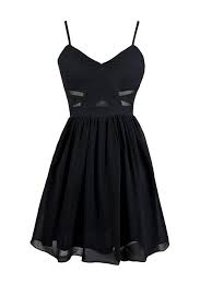 Simple Noir Robe Fete De La Musique A Bretelles Fines Robe De Bal Vetements Styles Robe De Bal Noire