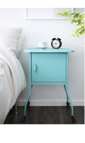 Offered in white, walnut, and black. 9 Nightstands That Will Make You Wake Up Happy Stylish Bedside Tables Bedside Tables Nightstands Bedside Table Ikea