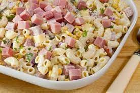 Ensalada De Coditos Con Jamon Y Granos De Maiz Ensalada De Pasta Recetas Ensalada De Pasta Ensalada De Coditos