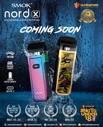 Sorry bahasa malaysia tak memuaskan ikhlas nak bantu korang kalu ade silap kurang xpuas aty sal vd ni aku sorry k. Vape Empire Malaysia On Twitter Smok Nord X Coming Soon The Smok Nord X Is Making Their Way To Vape Empire Outlets It S A Tri Proof Pod System Which Is Built In With 1500mah