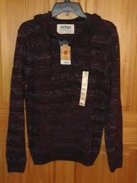 Urban Pipeline Hooded Henley Sweater Mens L Xl Xxl Black