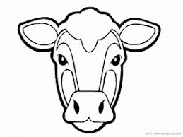 Animal Coloring Face Mask Template Cow Printable Cow Cow Mask Cow Coloring Pages Animal Mask Templates Animal Templates Farm work drawing colored cartoon design. animal coloring face mask template cow