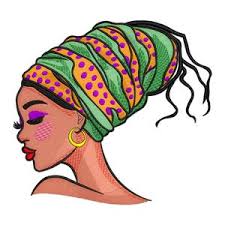 Machine Embroidery Design, Girl in National Turban, Funny Woman, Surprise,  Emotion
