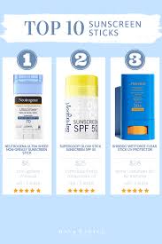 10 Best Sunscreen Sticks Sunscreen Stick Best Sunscreens Sunscreen