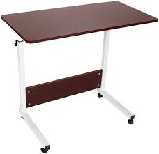These armoires and laptop desks are specifically designed to make your little workspace mobile. Amazon Com Pratcgoods Adjustable Laptop Desk Portable Computer Table With Wheels Standing Rolling Desks Mobile Side Tables Movable Small Desk Kitchen Dining