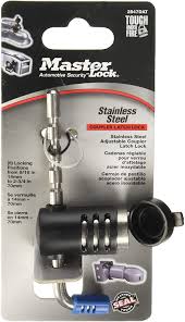 Any key will open any lock. Amazon Com Master Lock Trailer Lock Stainless Steel Adjustable Coupler Latch Lock 2847dat Automotive