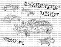 The three rs or, better late than drawing. Demolition Derby Coloring Book Posts Facebook