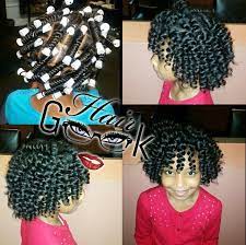 Perm Rods On Kids Hair Natural Hairstyles For Kids Natural Hair Styles Hair Styles