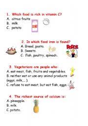 Are pork rinds actually good for you? Quiz About Food Esl Worksheet By Mojcafurlan