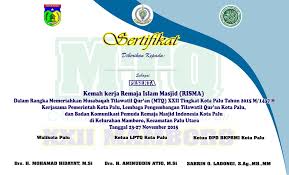 Contoh piagam penghargaan isra mi raj. Desain Piagam Sertifikat