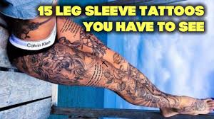 With the right leg tattoo design, your tattoo can look both feminine and manly. 15 Leg Sleeve Tattoos You Have To See Tattoo World Youtube