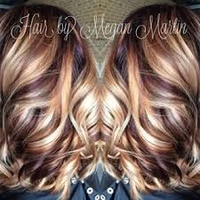 It will be less orange to reduce brassy results with a softer tonal result. Blonde Hair With Cherry And Chocolate Lowlights Google Search Blonde Highlights On Dark Hair Hair Highlights Hair