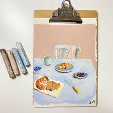 Breakfast Table Drawing