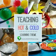 Teaching Hot Cold Warm And Temperature During Our Weekly Learning Theme For Science For Toddlers Teaching Toddlers Toddler Lessons