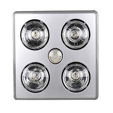 Infrared bathroom ceiling heater come in trendy designs that can fit very well to your homes and other commercial places. Bathroom Heater Fan 4 Infrared Lamp Heating 3w Led Light 130 Cubic Meter Exhaust Per Hour Global Sources