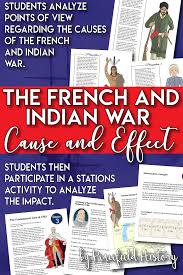The French And Indian War Causes And Effects Stations Distance Learning Primary And Secondary Sources Cause And Effect Secondary Source