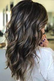 Ribbon Highlights Are The Latest Hair Trend We Re Obsessed With Ash Brown Hair Color Brown Hair With Highlights Brunette Hair Color
