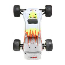 Losi 1 18 Mini T 2 0 2wd Stadium Truck Brushed Rtr Gray White Horizon Hobby