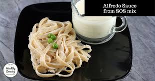Classic alfredo sauce is loaded with calories from heavy cream and butter. Alfredo Sauce From Sos Mix Healthy Canning