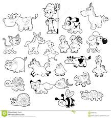Baby Mobile Clipart Black And White Farm Animal Black And White Clipart Clipart Animal Coloring Books Farm Animal Coloring Pages Farm Coloring Pages