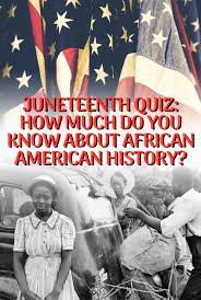 It is used to commemorate the abolition of slavery in the united states of america. Juneteenth Quiz How Much Do You Know About African American History History Quiz African American History American History