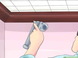 Unlike the standard ceiling tiles, this is manufactured by powder processed clay, which means this is manufactured by powdering and filtering the clay before its being moisturised and pressed with high pressure presses. 3 Ways To Install Ceiling Tiles Wikihow