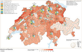 Sie können diese karten kostenlos herunterladen oder drucken. 37 1 Industrie Und Gewerbe Schweizer Weltatlas