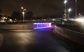 Linköping sköt upp kalmarsunds guldfest. Walk And Bicycle Tunnel In Linkoping Stockholm Lighting Ab