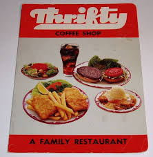 Thrifty Coffee Shop Menu Coffee Shop Menu Coffee Shop Vintage Menu