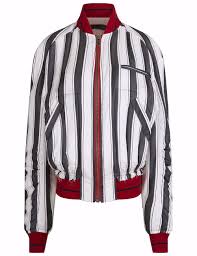Black And White Striped Bomber Jacket Pin On Haider Ackermann