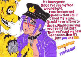 Despite being a successful businessman, afton lead a double life as a serial killer who murdered many children across several freddy fazbear's pizza. Springtrap X Purple Guy By Moka Sin Fur Affinity Dot Net