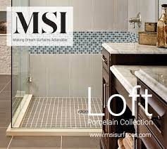 What marketing strategies does msisurfaces use? Loft Porcelain Tile Series