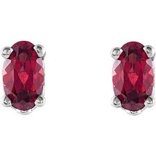 Maybe you would like to learn more about one of these? Metal White Gold 14k Metal White Gold 14k 14k White Oval Mozambique Garnet Earrings Yadav Diamonds Jewelry