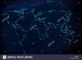 World Time Zone Map Australia Stock Photos World Time Zone