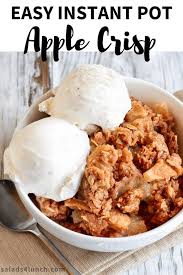 Instant Pot Apple Crisp Recipe In 2020 Apple Crisp Apple Crisp Bars Recipe Apple Recipes