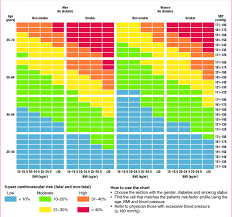 risk scoring chart used by community health workers to