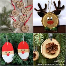 If you still don't have wood slices, you can get a set of. 40 Creative Wood Slice Christmas Ornaments Happy Brown House