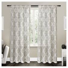 They can uplift your mood and even help relax your mind. Set Of 2 96 X54 Nagano Belgian Linen Ikat Print Rod Pocket Sheer Window Curtain Panel Taupe Exclusive Home Target