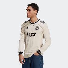 Adidas Los Angeles Fc 21 22 Long Sleeve Away Jersey White Adidas Us