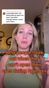 Replying to @maugurke why people freak out when they can’t open up their  eyes #fyp #hypnosis