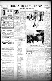 Holland City News, Volume 59, Number 9: February 27, 1930
