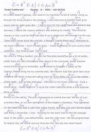 Hotel California Eagles Guitar Chord Chart Em Capo 7th Guitar Chords And Lyrics Guitar Lessons Songs Fingerstyle Guitar Lessons