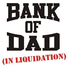 Bank of dad svg, gift for dad, father's day gift, father's day svg, gift for husband, funny father's day gift, fathers day svg. Bank Of Dad In Liquidation Pc405
