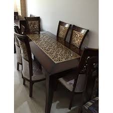 The 6 seats will be perfect for a big family to enjoy the quality time. Shayra Rectangular 6 Seater Antique Dining Table Sets Rs 48000 Unit Id 22470157830