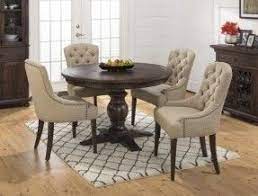 Round Dining Table Set With Leaf Round Dining Room Round Dining Set Round Dining Table