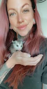 Miss Molly looks very healthy and she Loves grapes 🍇 and the camera ….