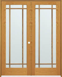 Mastercraft 48 X 80 Oak Prairie 9 Lite Int Dbl Door Lh At Menards Double Doors Interior Doors Menards