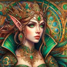 WonderFae art of Jack Frost and the Elven Queen !!